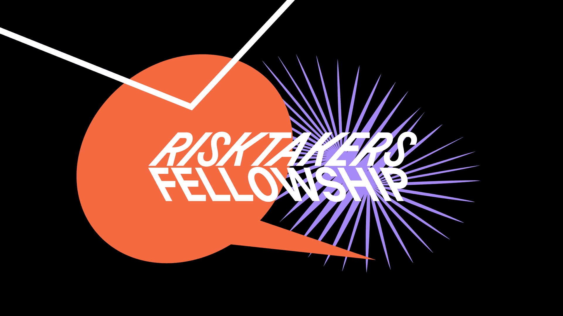 Logo of the Risktakers Fellowship designed by Unicorn Studio